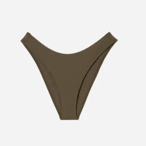 Everlane - The Thigh High Bikini Bottom - Beech - Size Small - New with Tags